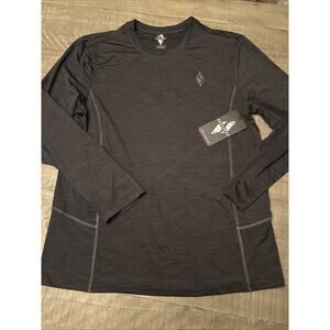 Skechers Los Angeles Men's Long Sleeve Running Size L Black New with Tags